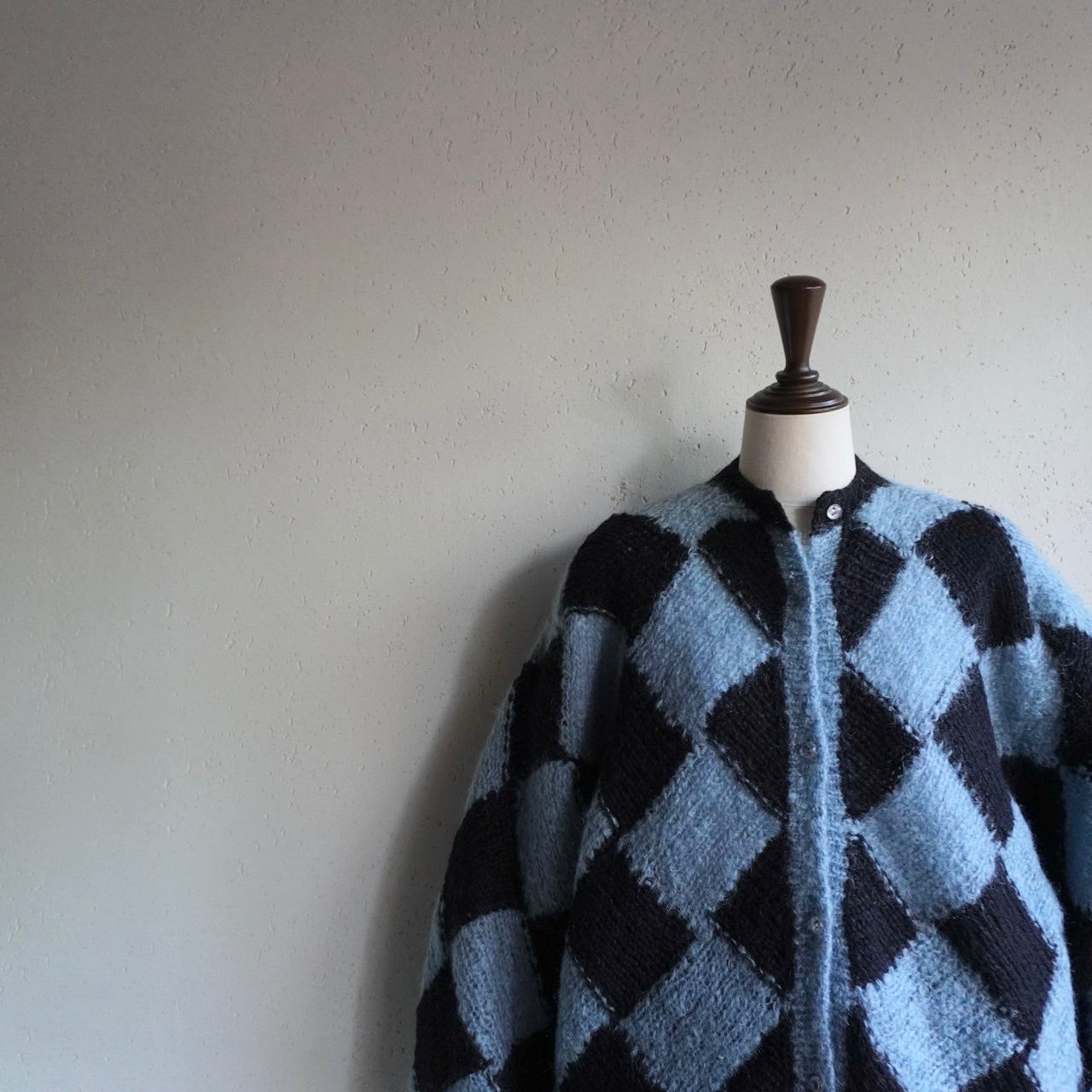 80s Pattern Knit Cardigan