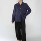 90s Navy Linen Jacket