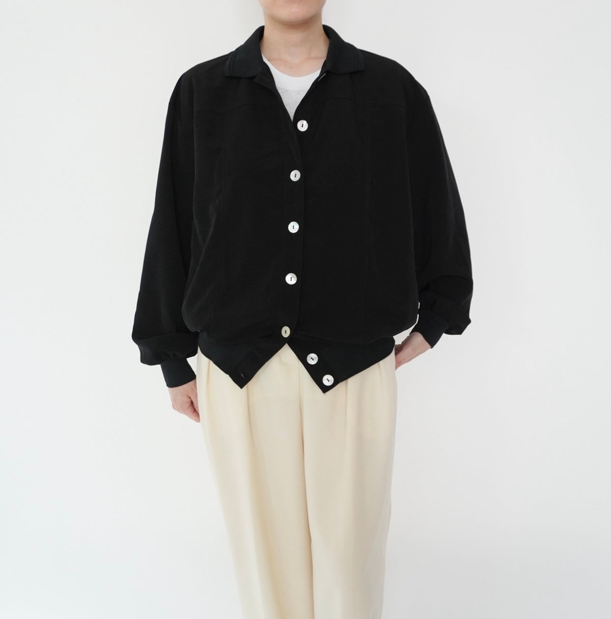 90s Black Design Shirt