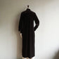 90s Brown Velor Maxi Dress Made in USA