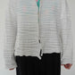 90s Pleated Cardigan Made in USA