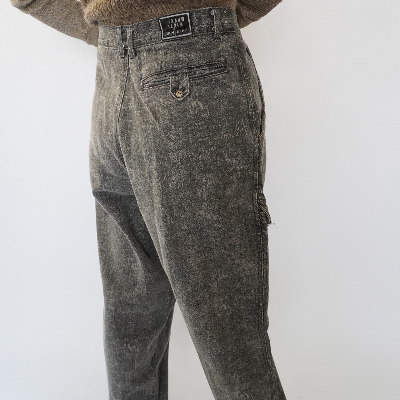 90s Design Wide Denim