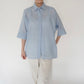 90s Striped Blue Shirt