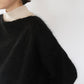 80s Black Mohair Knit