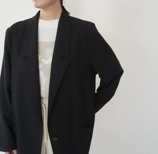 80s Black Light Jacket Made in USA