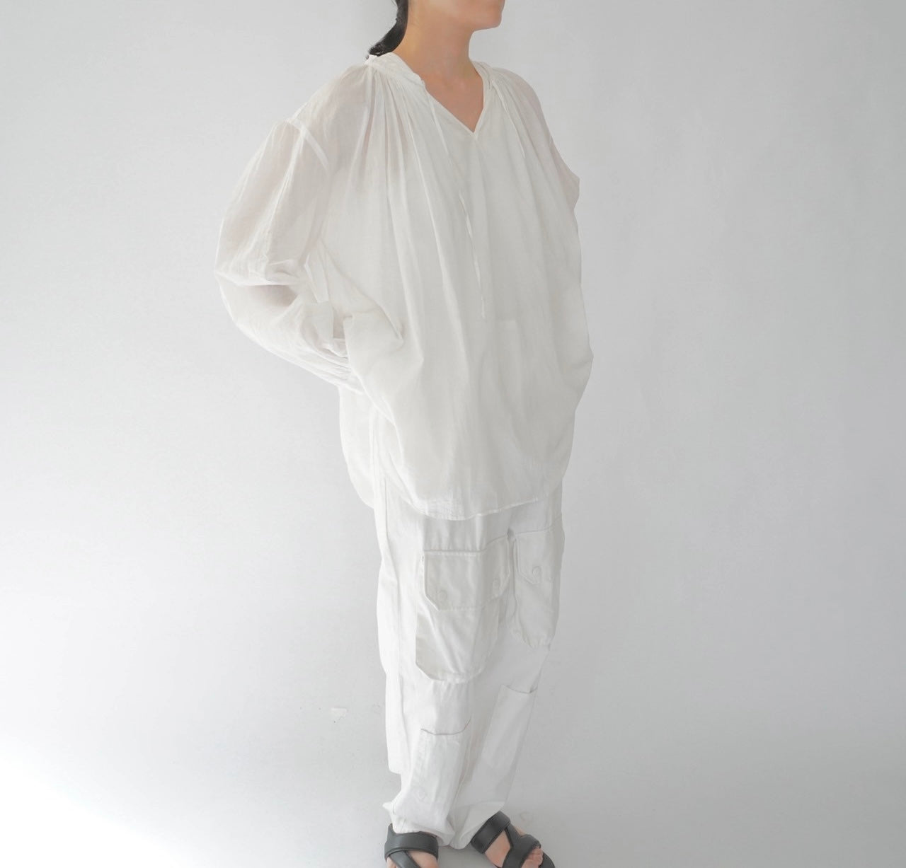90s Cotton Tunic Made in USA