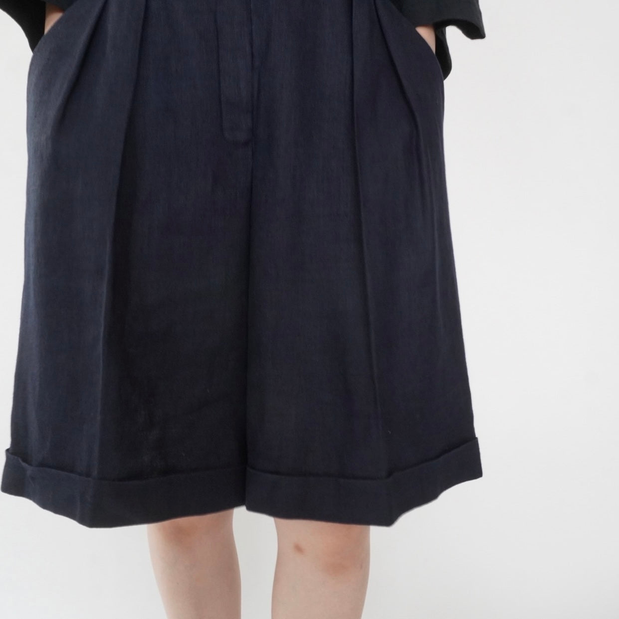 90s Linen Shorts Made in USA