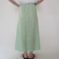80s Floral Print Skirt