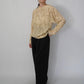 80s Silk Pattern Blouse