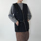 90s EURO Black Design Vest
