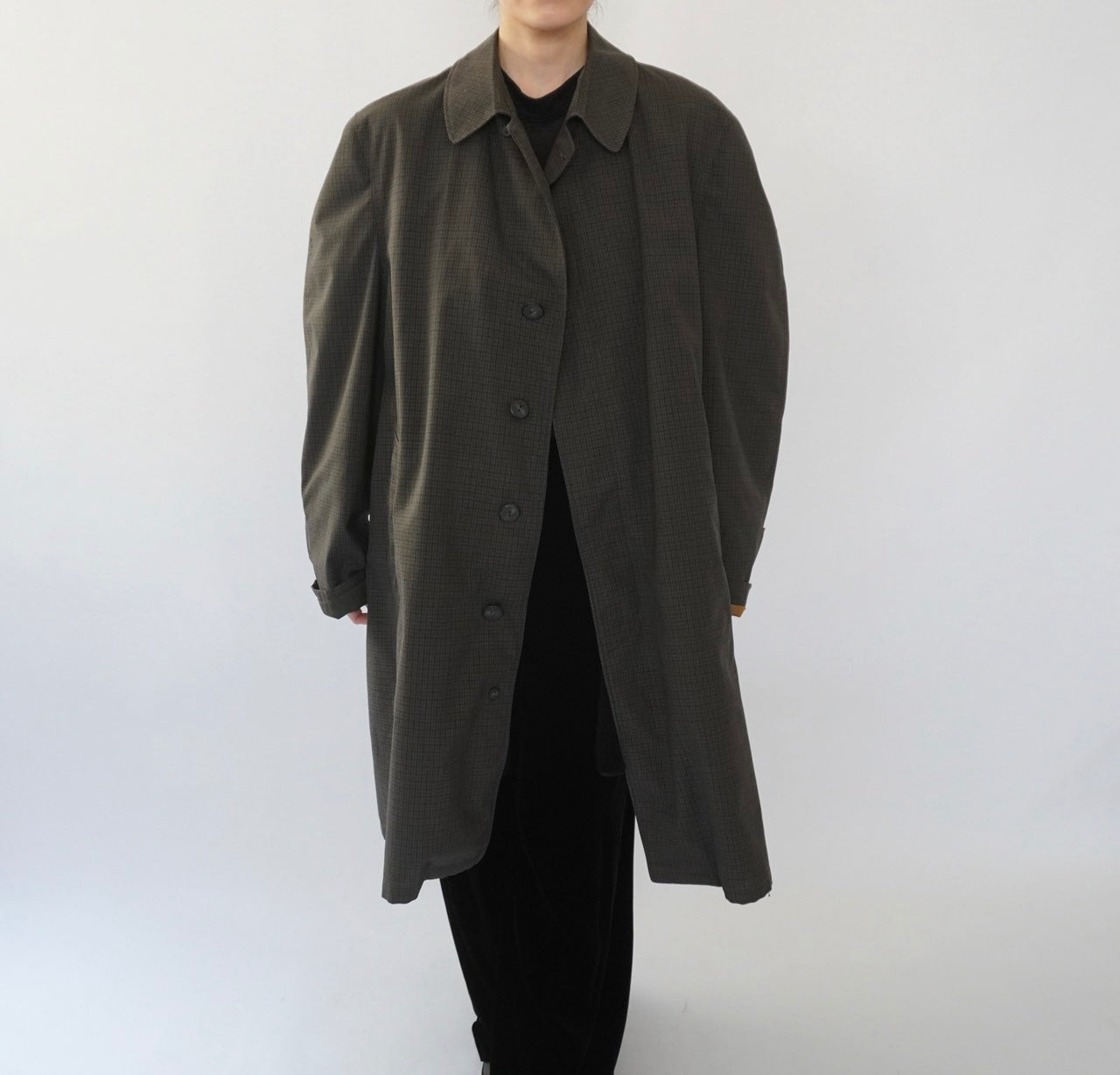 60s "Plymouth" Plaid Coat