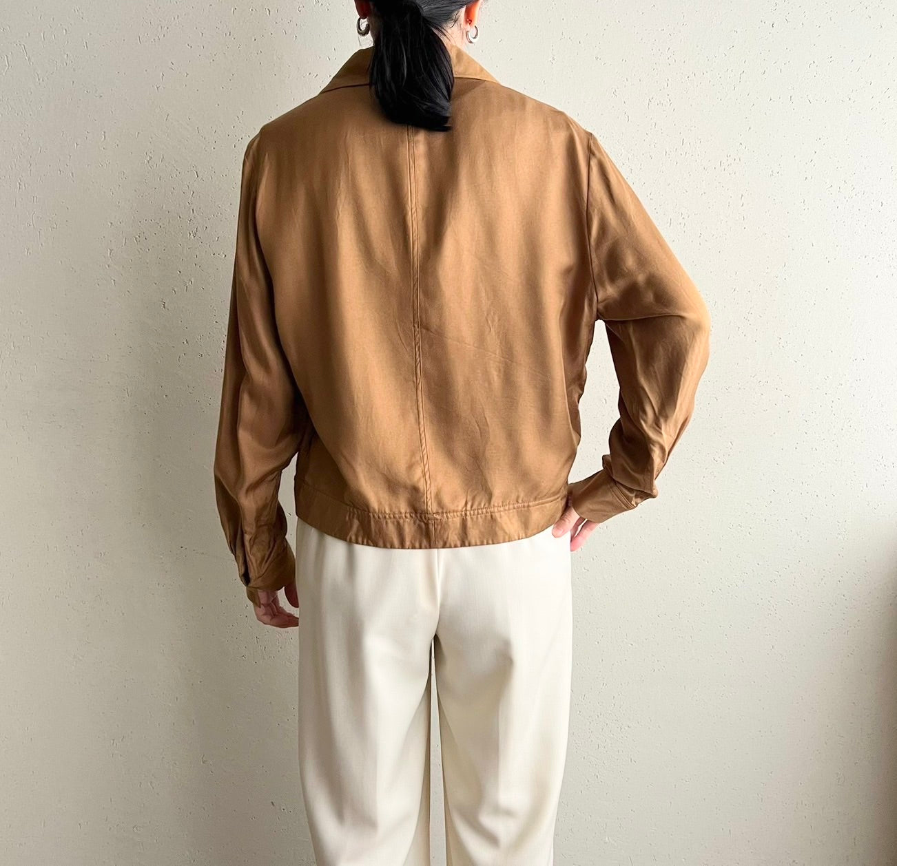 90s"ALBA MODA " EURO Silk Shirt