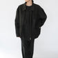 90s Leather × Nylon Jacket