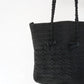 40s Woven Black Bag