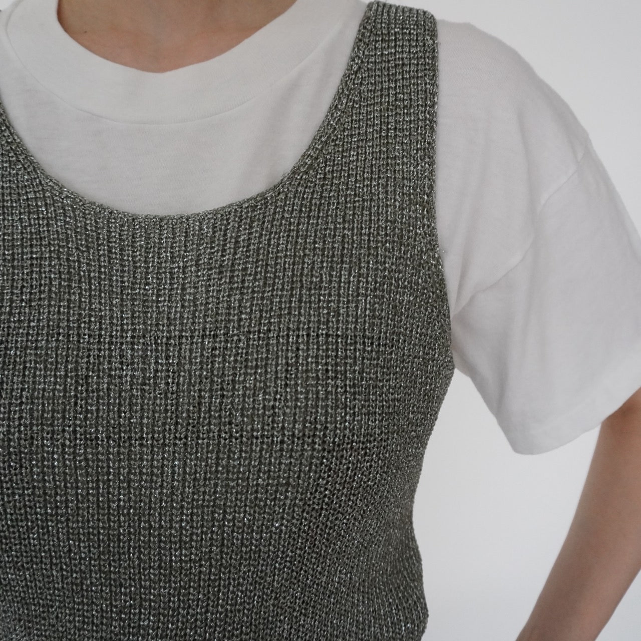 90s Silver Top