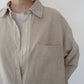 90s ”L.tavernier” Cotton Long Shirt Made in France