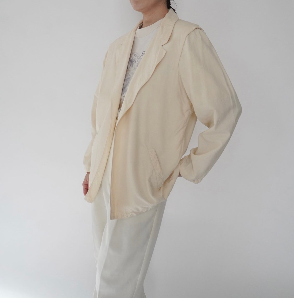 90s Silk Light Jacket