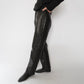 90s Black Leather Pants