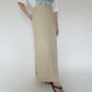 90s EURO Linen Maxi Skirt