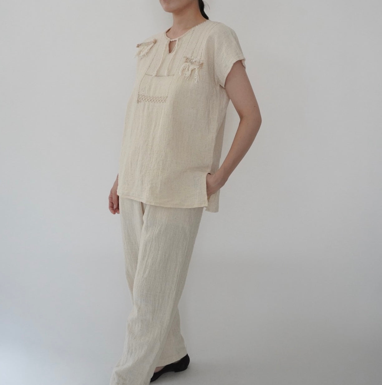 70s Fringe Design Top
