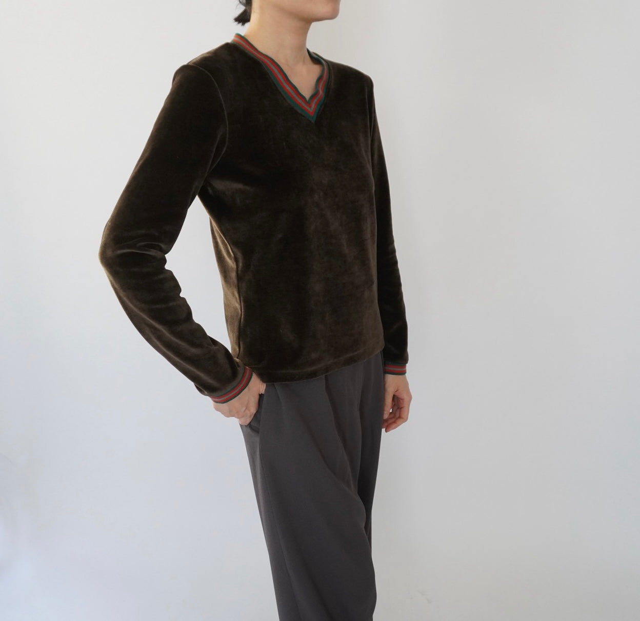 90s Velour Top