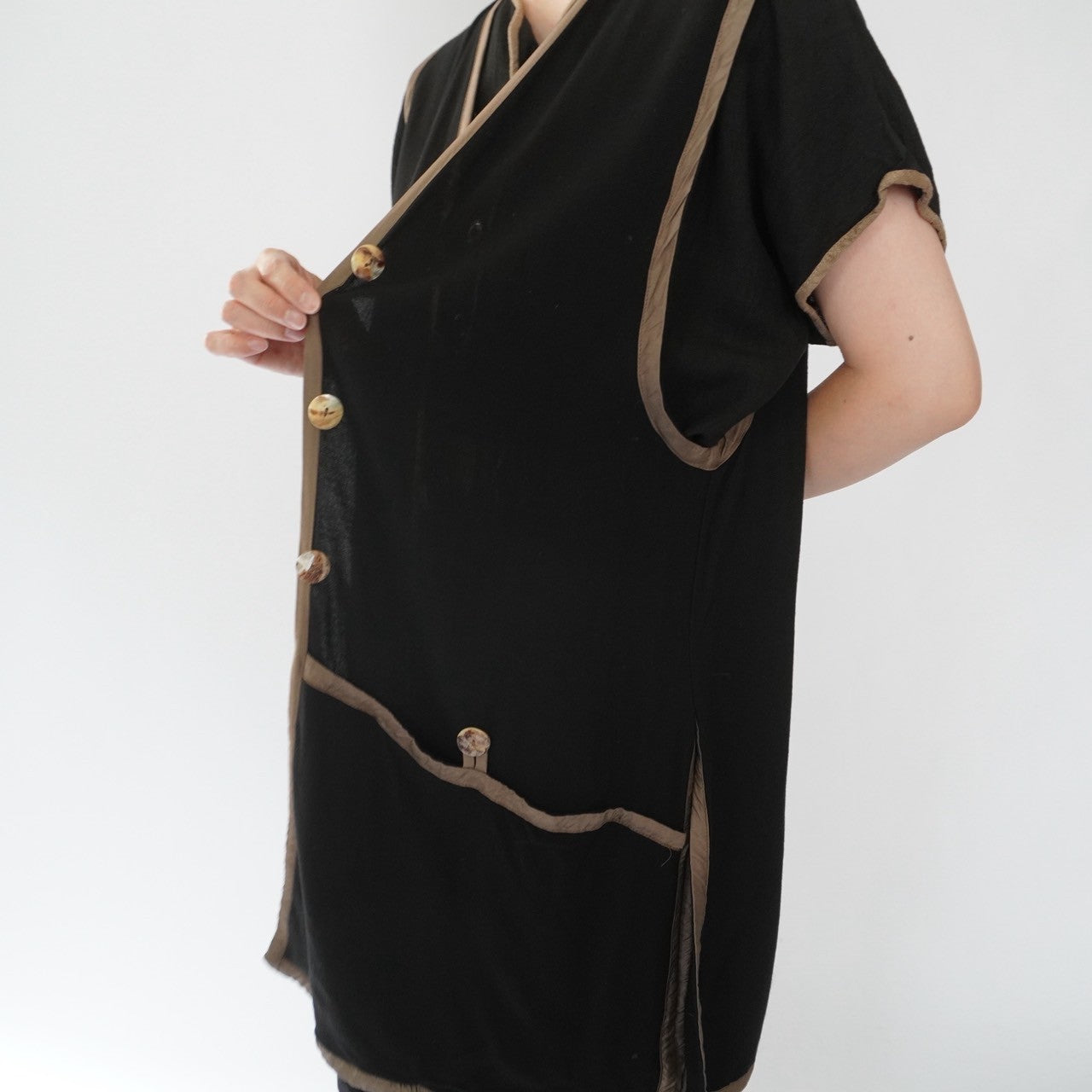 80s Rayon Design Vest