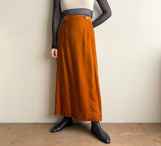 70s Velour Skirt