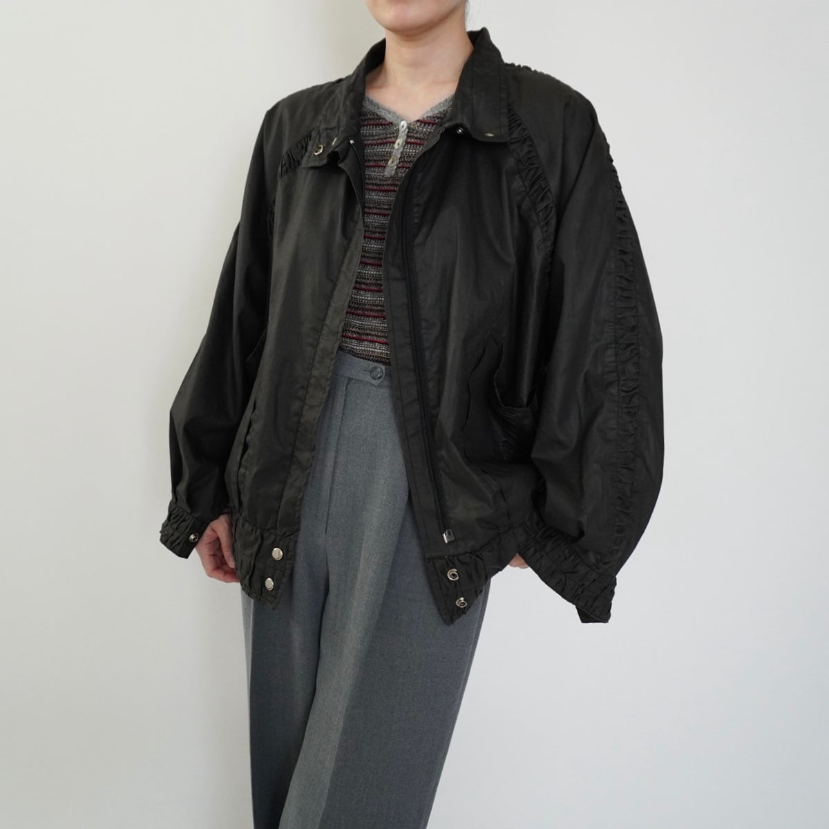 80s Design Black Jacket