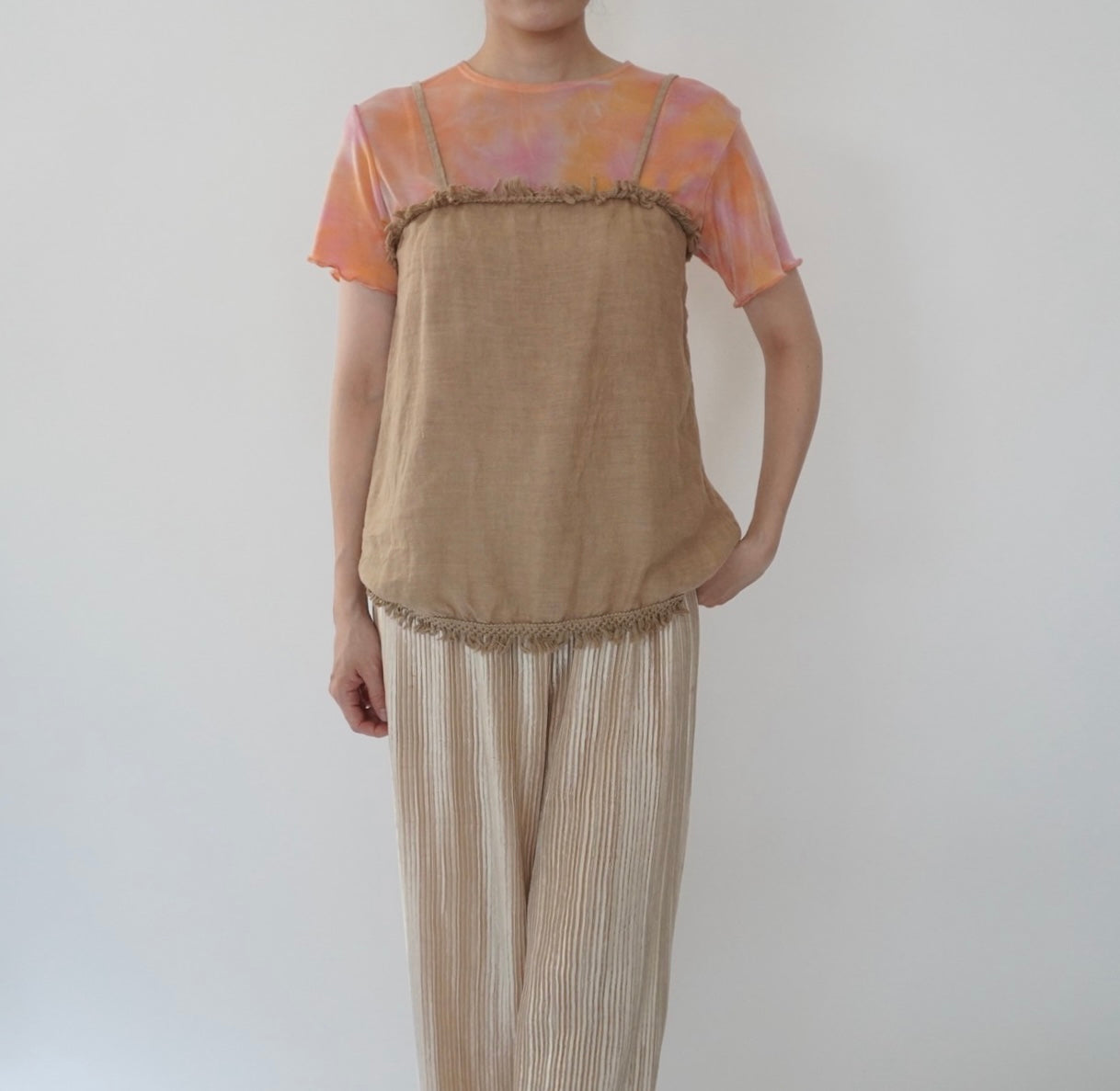 90s Fringe Camisole Top Made in Italy