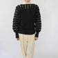 80s Design Knit Top