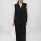90s Black Vest,Blouse