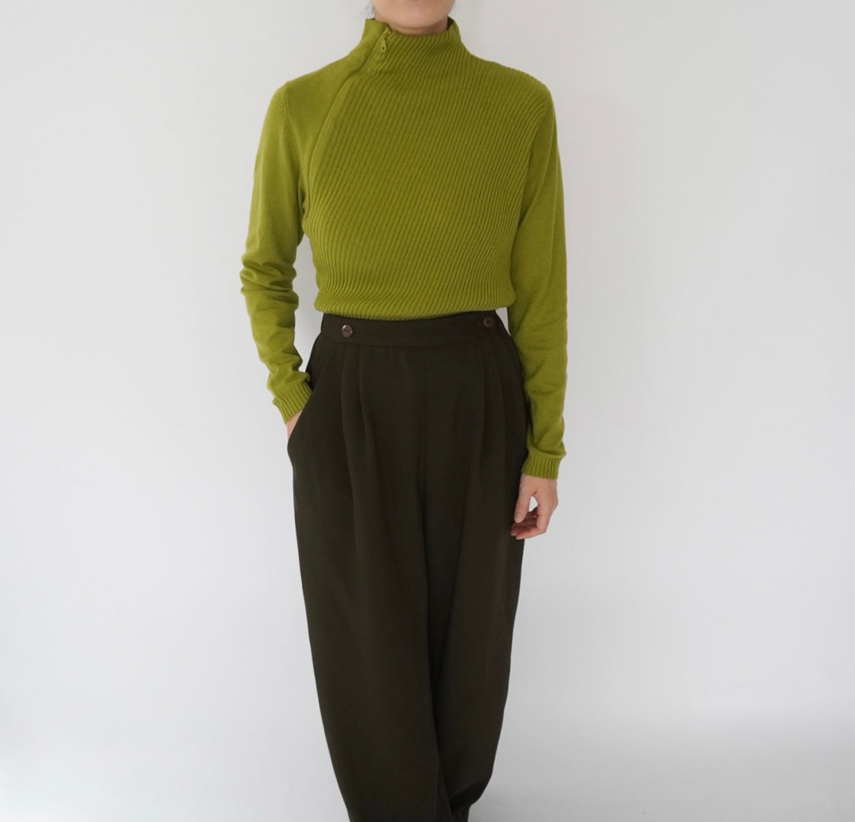 90s Design Ribbed Top