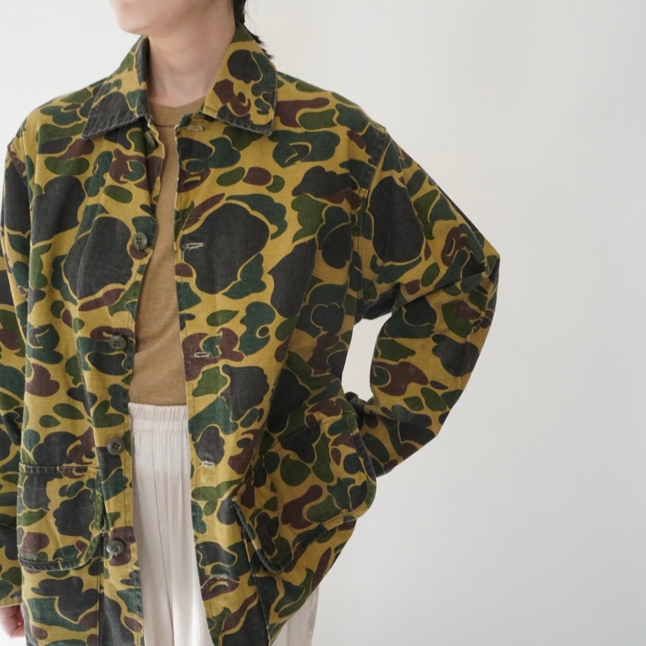 70s Camouflage Jacket Made in USA