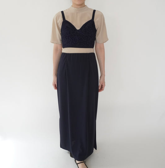 90s Embroidery Top Made in Italy