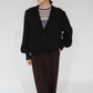 90s Balloon Sleeves Mohair Knit Cardigan Made in Italy