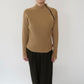 90s Zip Design Ribbed Top Made in Italy