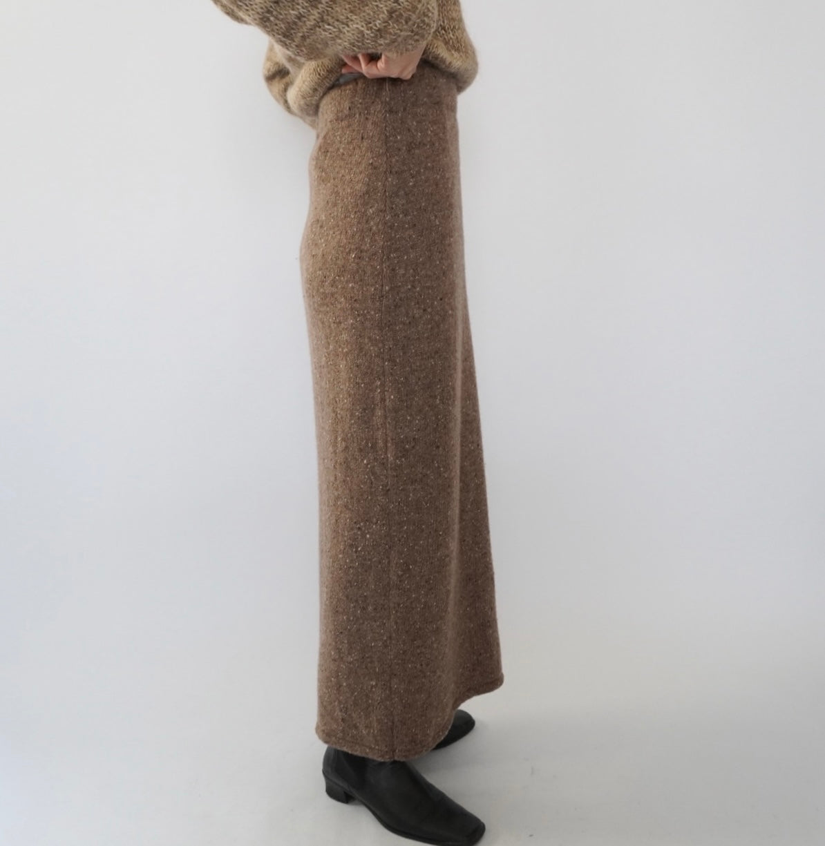 90s Mix Knit Skirt Made in Italy
