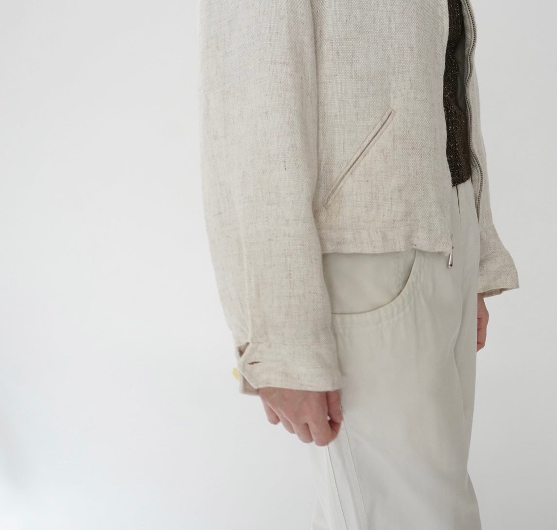 90s Ivory Jacket Made in USA