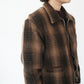 90s Wool Shadow Plaid Jacket