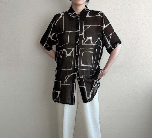 90s EURO Sheer Shirt