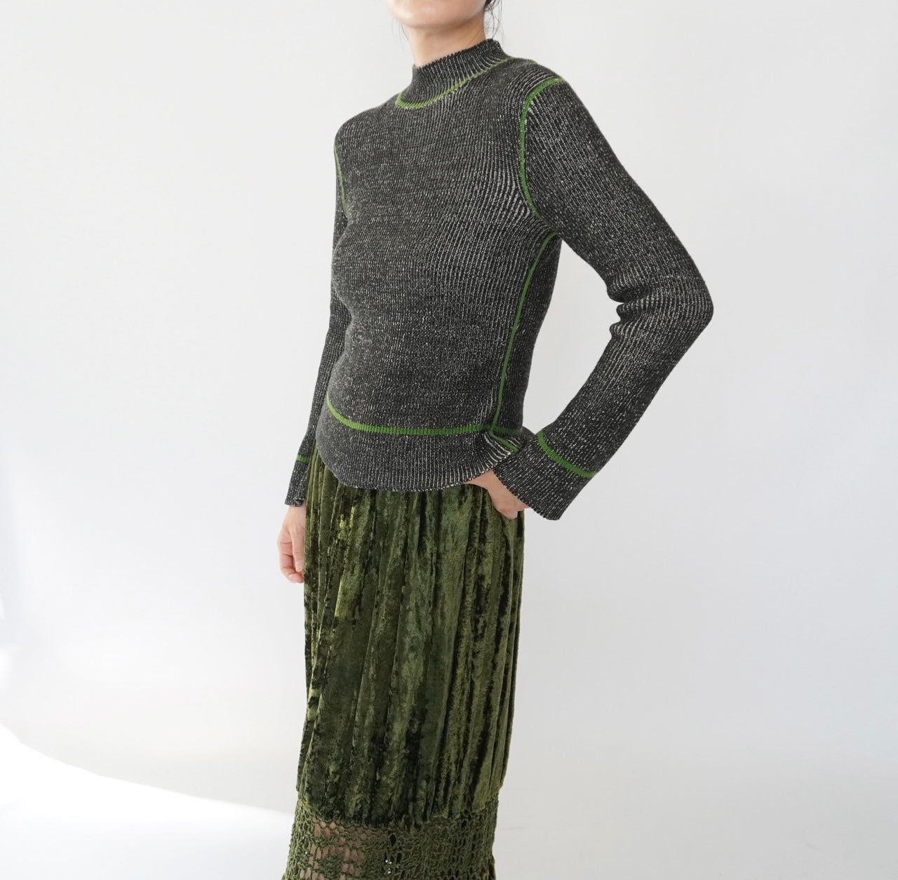 90s Design Ribbed Top