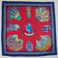 ”Hermes” Silk Scarf Made in France