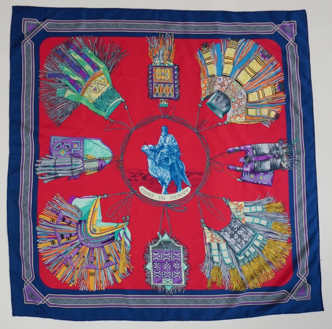 ”Hermes” Silk Scarf Made in France
