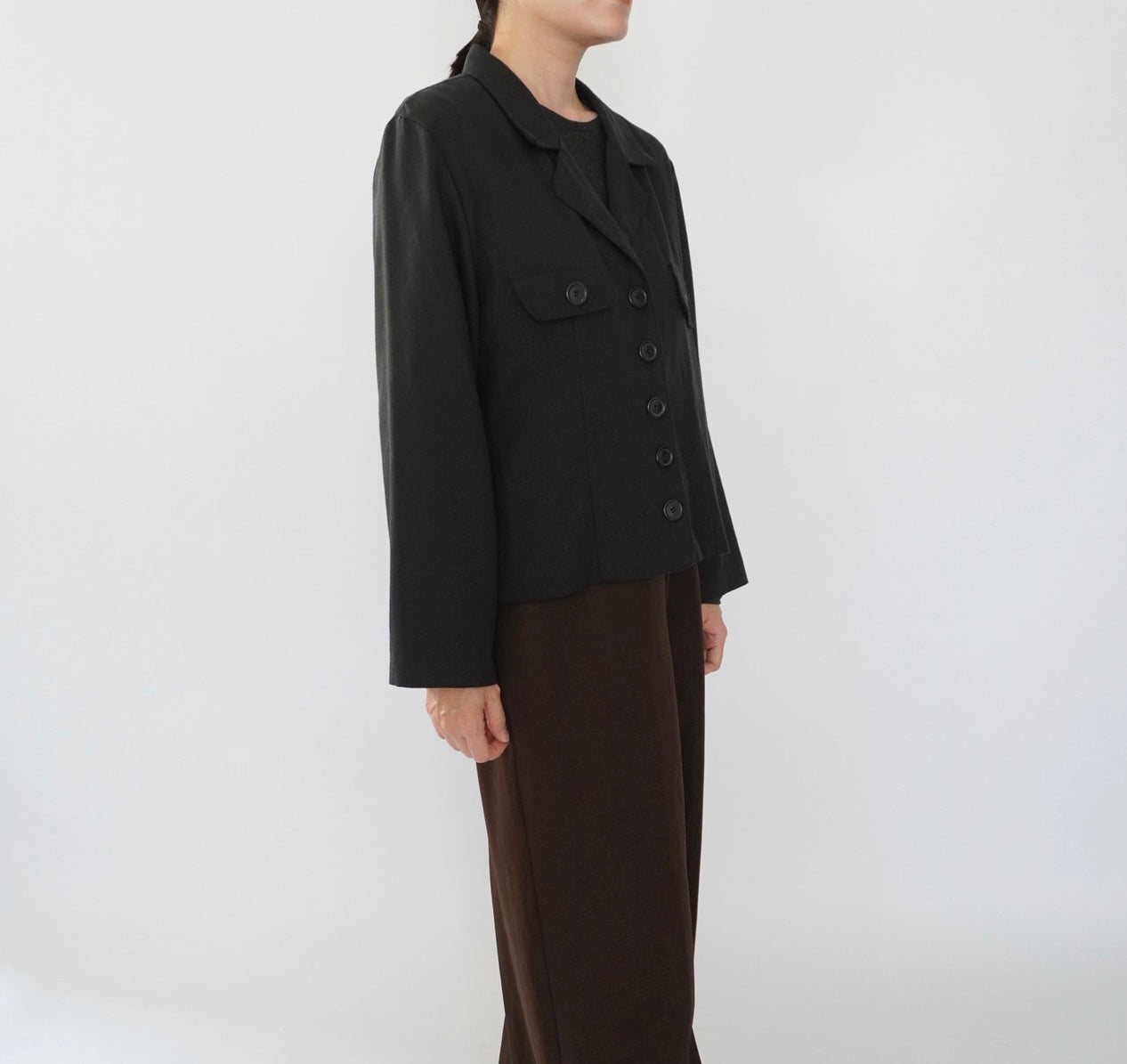 90s Black Jacket,Shirt