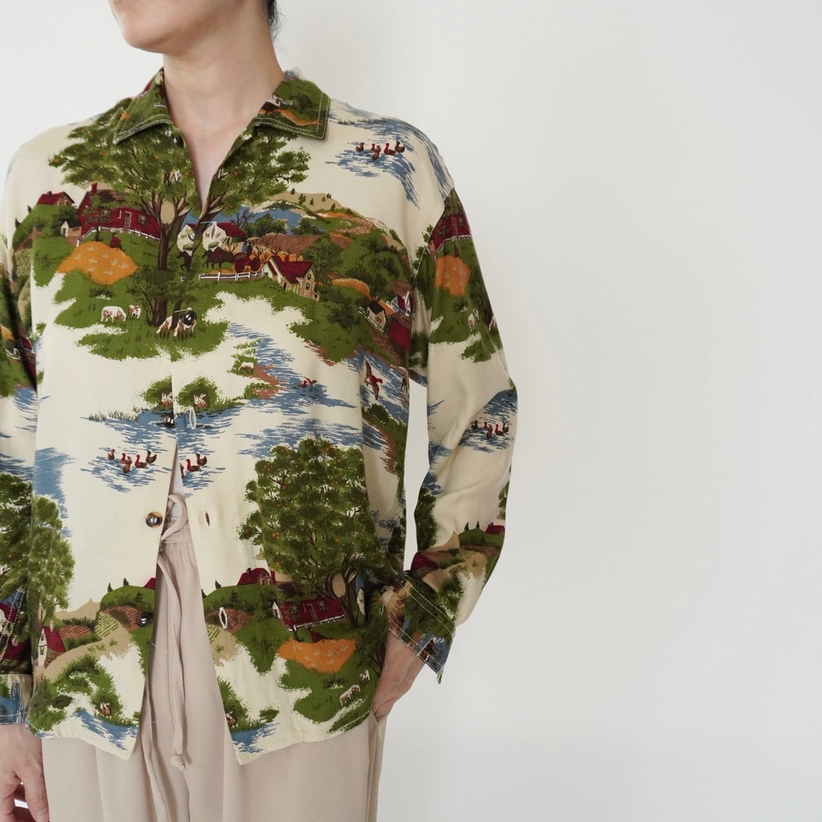 90s Printed Shirt