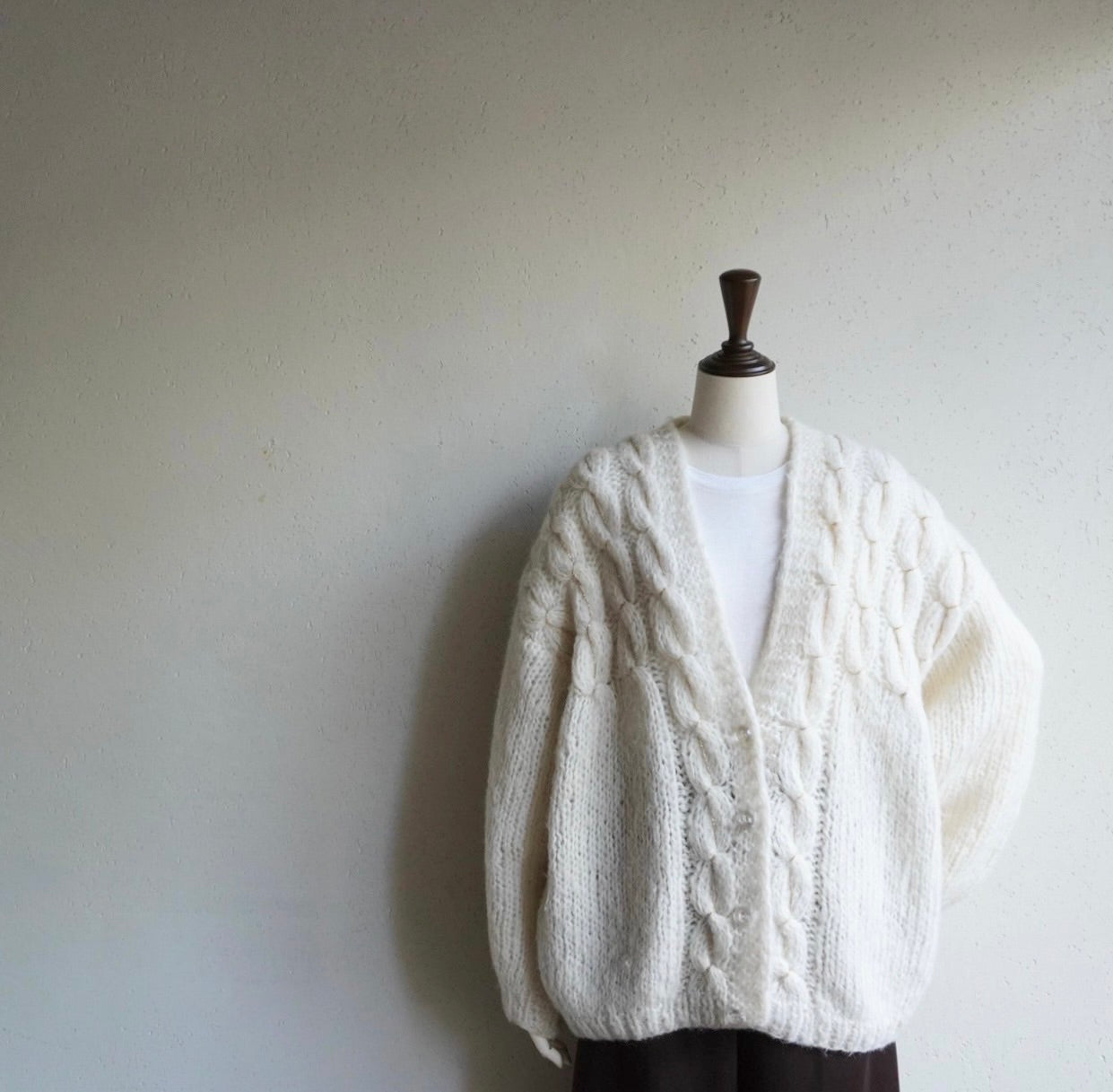 80s Design Knit Cardigan