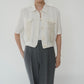 80s EURO Crochet Design Shirt