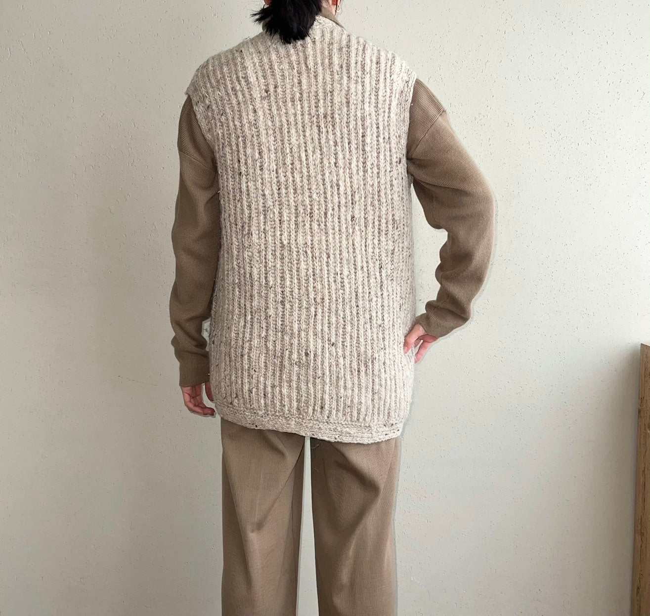 70s,80s Reversible Knit Vest