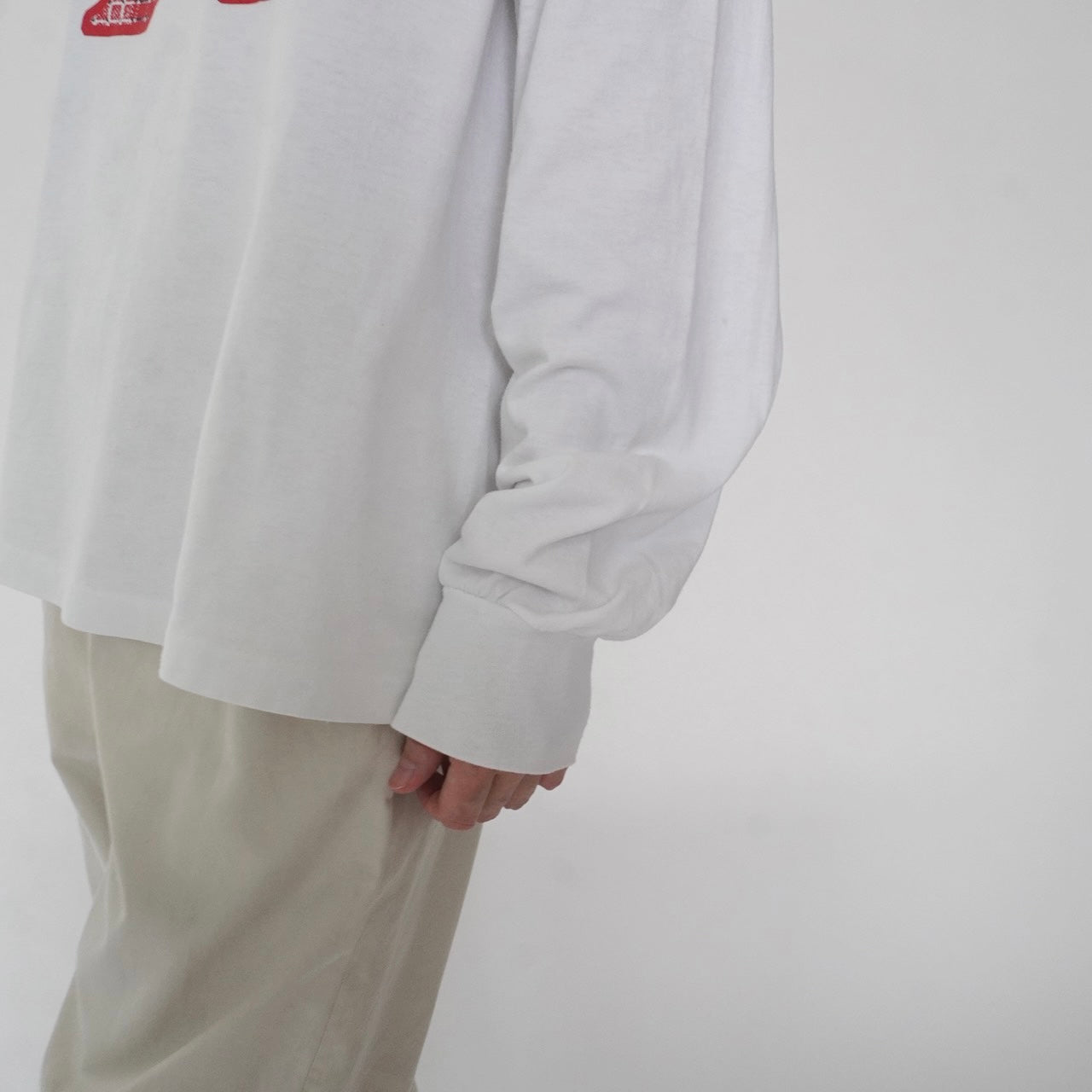 90s Printed Long T-shirt Made in USA