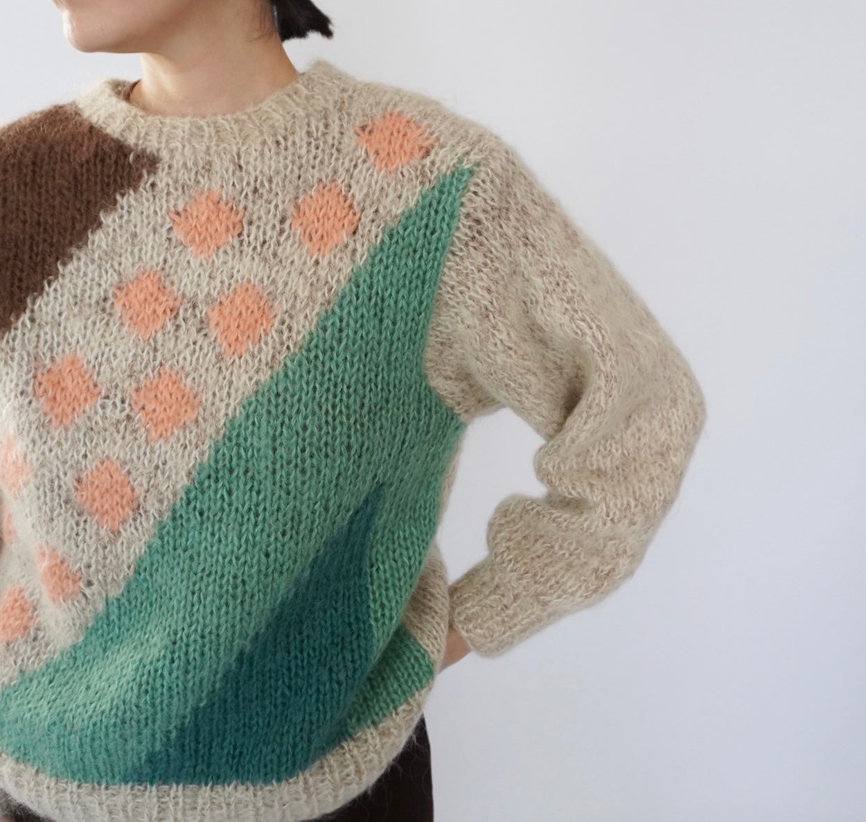 80s EURO Design Mohair Knit